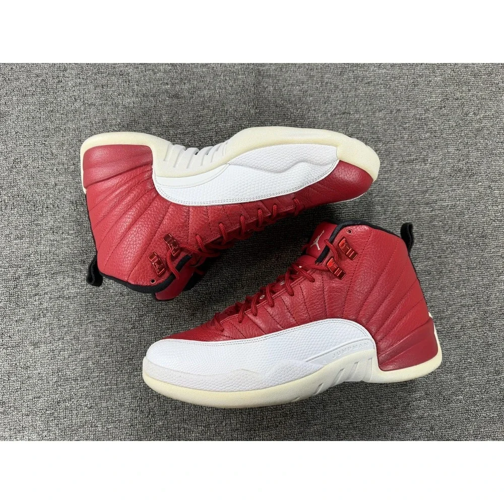 Nike Air Jordan 12 Retro Gym Red Shoes Mens 10 Red White Basketball 130690 600
